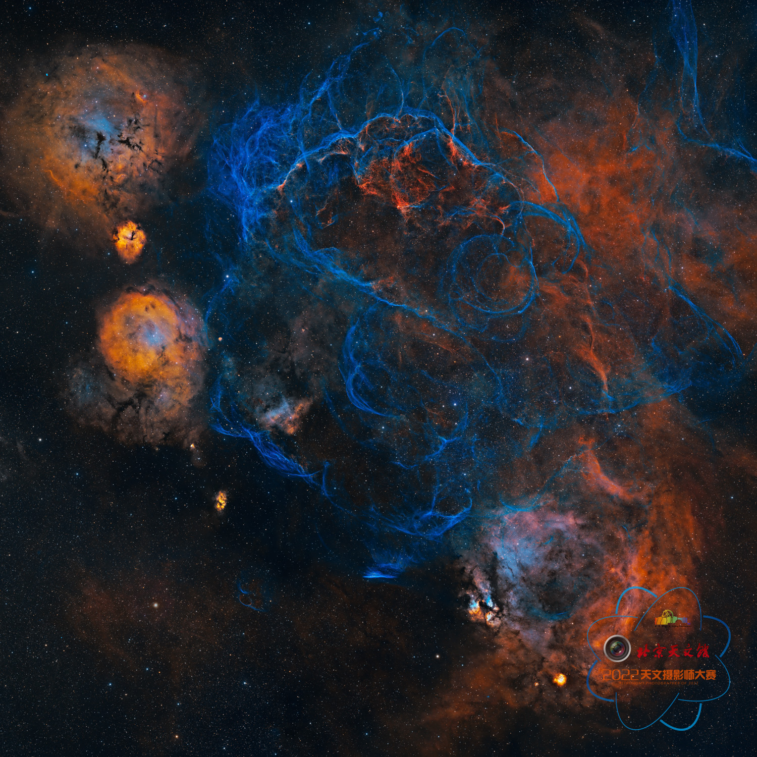 1678257649550012342.jpg 2等奖-祝立群-神秘的宇宙深处-NGC2659-船帆座超新星遗迹.jpg